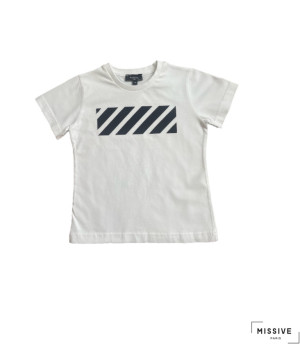 Tee-shirt blanc enfant unisexe